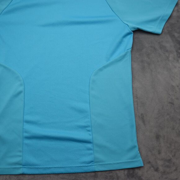 Puma Shirt Mens Small Blue Polo Golf Tennis Stretch Cool Light Dry Casual - Picture 15 of 15